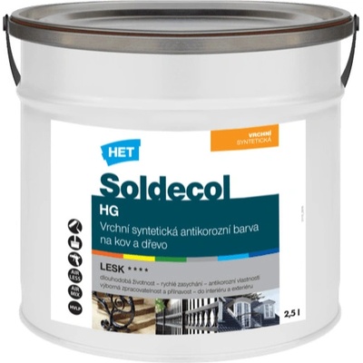 Het Soldecol HG 8140 červená 2,5L