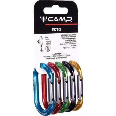 C. A. M. P C. A. M. P. Карабинер за екипировка C. A. M. P. Rack Pack Ekto Gear carabiner - Assorted - размер 5 Pieces (324-0068-0111)