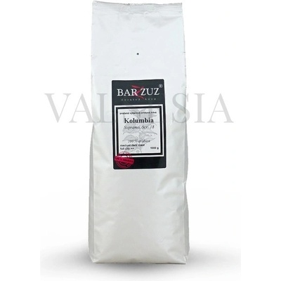 Barzzuz Kolumbia Cafe Sofia Scr. 19 washed 100 % arabica 1 kg
