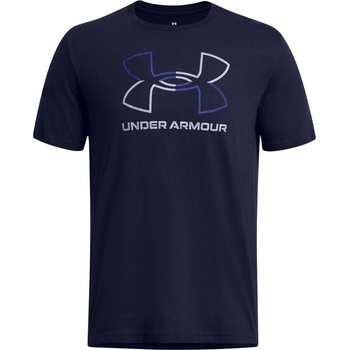 Image 1 of Under Armour Foundation Short Sleeve Mens - Navy/Blue