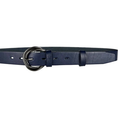 Penny Belts Dámský kožený opasek 30-194-56 modrý