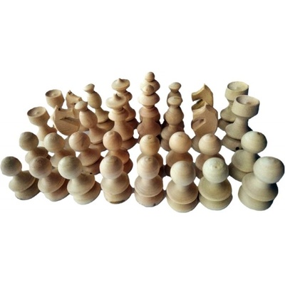 Magic Puzzle Box Направи си сам нов комплект дървени фигури за шах без боя нелакиран небоядисан (_516459c19)