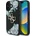 GUESS Калъф с лого Guess Grained Roses Big 4G за iPhone 16 - черен (3666339426927)