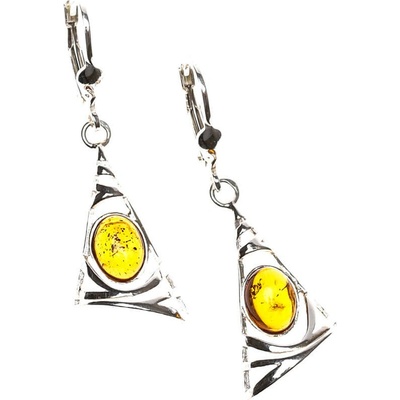 REBLAN Jantárové náušnice RENU241