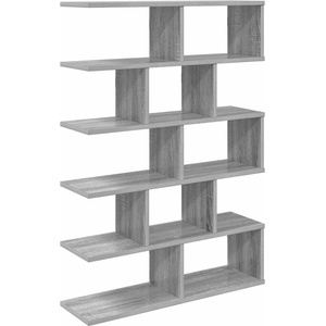 vidaXL Стенен рафт Сив Сонома 70 x 20 x 100 см Инженерна дървесина (8012153)