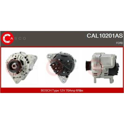 CASCO Alternátor 12V 130A s kolem AFP