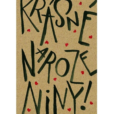 Baloušek BeBechy - přání Narozeniny, A6, kraftový papír