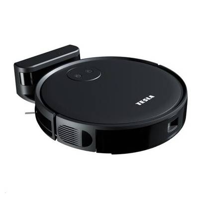 TESLA SMART Robot Vacuum AI100 čierna / robotický vysávač mop / odpadová nádoba 300 ml / Wi-Fi / Android iOS (TSL-VC-AI100)