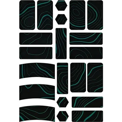 X-raypad x RandomFrankP Cicada Wings v2 Universal Slicks - Midnight Camo Грип ленти за мишки и клавиатури (XPAD-RFP-CWv2-MIDCAMO)