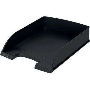 Leitz letter tray A4, pack of 5, stackable storage compartments, Blue Angel, Recycle range, black, 52275095 (52275095)