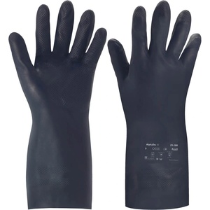 CERVA Ansell neotop 29-500 / Неопренови химически ръкавици - черни 9 (0110004399090)