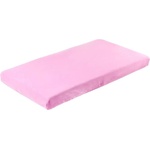 Sensillo Бебешки чаршаф с ластик Sensillo - 120 х 60 cm, розов (SILLO-2207) - ozone