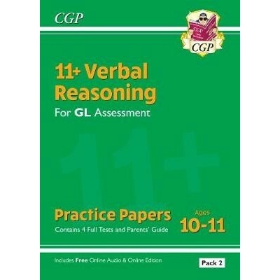 New 11+ GL Verbal Reasoning Practice Papers: Ages 10-11 - Pack 2 (with Parents' Guide & Online Ed) (CGP Books)(Paperback / softback)