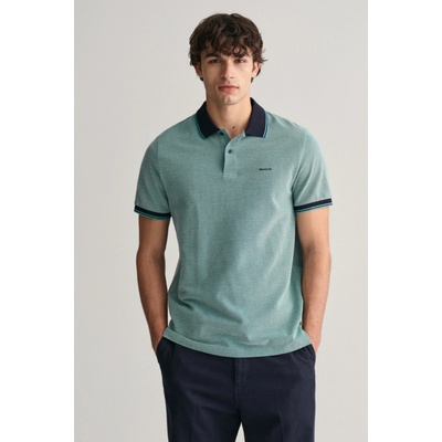 Gant 4-COL Oxford SS Pique Ocean turquiose