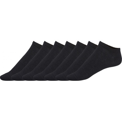 Esmara dámské nízké ponožky s BIO bavlnou 7 párů černá)