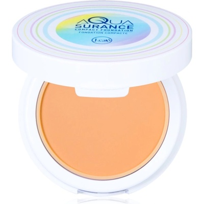 J. Cat Beauty Aquasurance компактна пудра за средно до пълно покритие цвят 102A Light Beige 9 гр