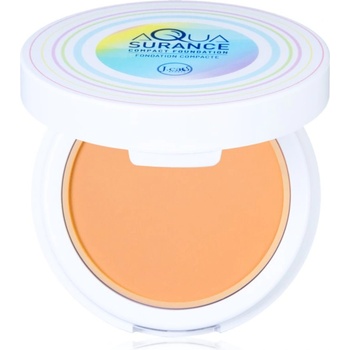 J. Cat Beauty Aquasurance компактна пудра за средно до пълно покритие цвят 102A Light Beige 9 гр