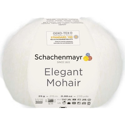 Schachenmayr Elegant Mohair 1 Bílý