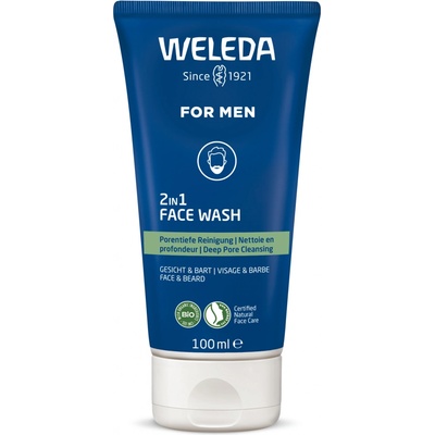 Weleda For Men 2v1 Čistící gel na obličej a vousy 100 ml – Zboží Mobilmania