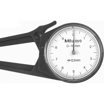 Mitutoyo Číselníkový úchylkoměr s měřicími rameny pro vnější měření IP65 0-10mm 209-403