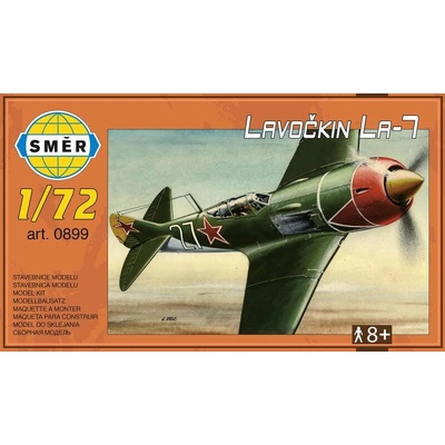 Směr Model letadlo Lavočkin La-7 1:72 stavebnice letadla 50 ks
