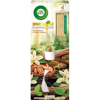 Air Wick Освежител за въздух на стик със сандалово дърво и мека ванилия 30 мл (3324288)