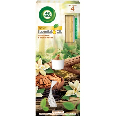 Air Wick Освежител за въздух на стик със сандалово дърво и мека ванилия 30 мл (3324288)