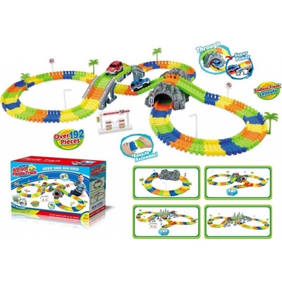 ALLTOYS Variabilná dráha s tunelom 144 dielov
