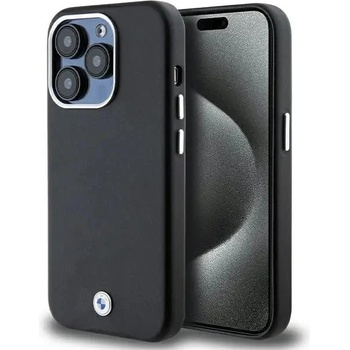 BMW Кейс BMW Signature Wrapped Metal MagSafe за iPhone 14 Pro, черен (BMW000798-0)