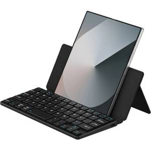 Dux Ducis MINI универсална Bluetooth клавиатура, QWERTY, ЧЕРНА (GP-196273)