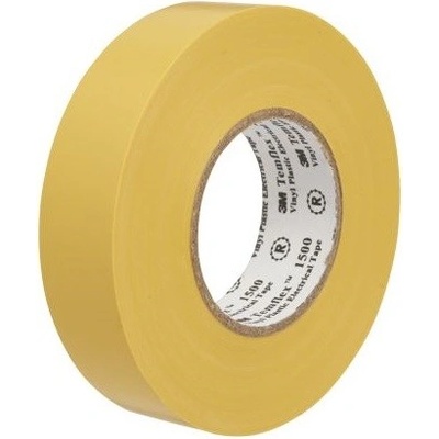 3M Temflex 1500 Електроизолационна лента, 19 мм x 20 м, жълто (7000062294)