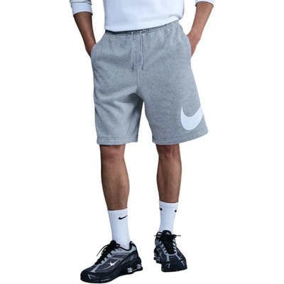 Nike M NK CLUB BB SHORT GX DK GREY HEATHER/LT SMOKE GREY/WHITE Šedá 25/26