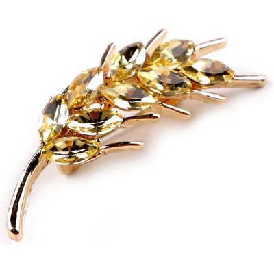 Stoklasa brož s broušenými kamínky klas 1 zlatá