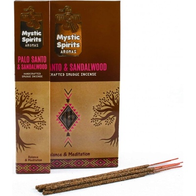 Mystic Spirits vonné tyčinky Palo Santo & Santalové drevo 15 g