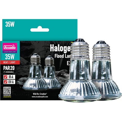 Arcadia Halogen Heat Lamp 35 W Twin pack – Zboží Dáma