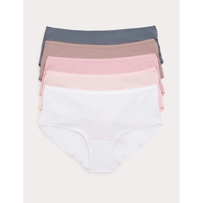 Marks & Spencer Нискорязани бикини от микрофибър, без видим шев, 5 бр. Marks & Spencer кафява Marks & Spencer | Kafyav | ЖЕНИ | 6