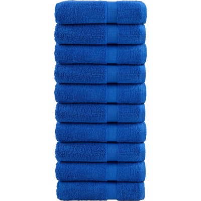 vidaXL Премиум кърпи за ръце SOLUND 10 бр сини 50x100 см 600 gsm (137187)