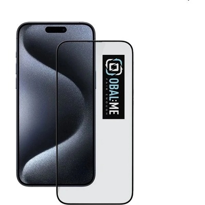OBAL:ME 5D Tvrdené Sklo pre Apple iPhone 15 Pro, čierne 8596311236051