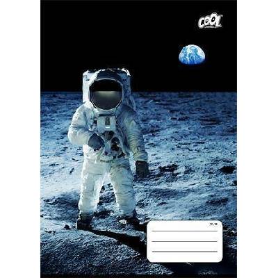 COOL BY VICTORIA Sešit Man on the Moon 27-32 mix motivů A5 čtverečkovaný