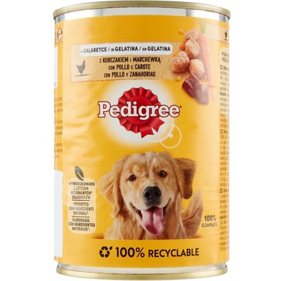 Pedigree s kuracím mäsom a mrkvou v želé 400 g