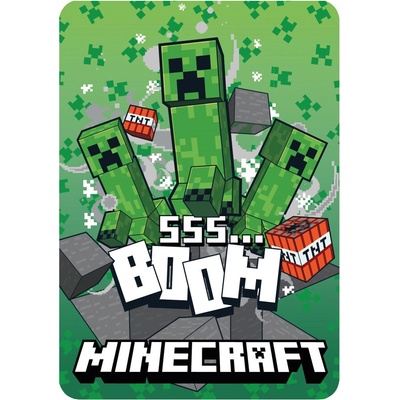 Mister Licence Detská deka Minecraft Boom
