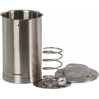 Klausberg Шунковар Klausberg KB 7588, 1.5 литра, Термометър, 10 плика, Инокс (9999KB7588)
