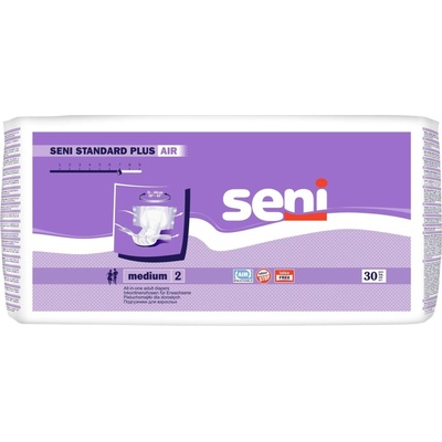 Seni Standard Plus Air plienkové nohavičky pre dospelých so suchým zipsom M 30 ks