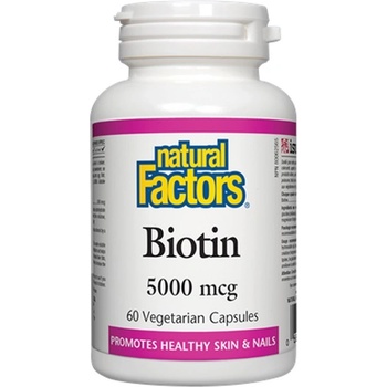 Image 1 of Natural Factors Biotin 5000 mcg [60 капсули]