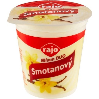 Rajo Mňam Duo Smotanový jogurt vanilkový 145 g