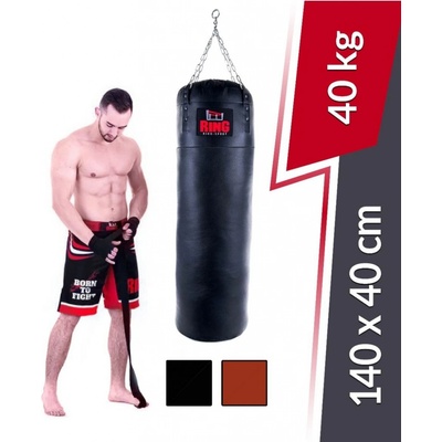 Ring Sport Boxerské vrece Premium z pravej kože 140x40 cm 40 Kg