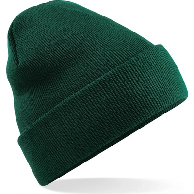 Beechfield zimní čepice Original Cuffed Beanie lahvově zelená
