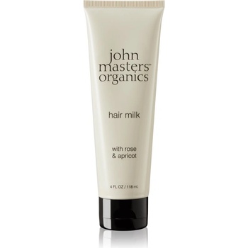 John Masters Organics Rose & Apricot Hair Milk мляко без отмиване за сухи краища на косата 118ml