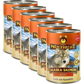 Wolfsblut Консерва WOLFSBLUT Alaska Salmon Adult 6 x 395 г