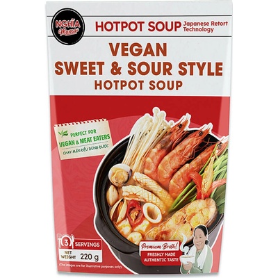 Nghia Mama Vegan Sweet & Sour Hotpot Soup 220 g